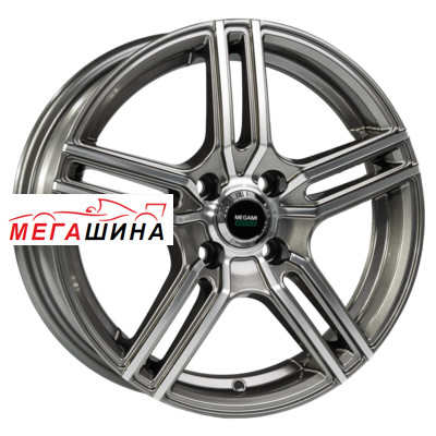 Megami MGM1 R17 / 7J PCD 5x108 ET 40 ЦО 54.1 Литые Графит с полированной лицевой поверхностью