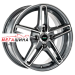 Megami MGM17FF R17 / 7J PCD 5x114.3 ET 37 ЦО 66.6 Литые Графит с полированной лицевой поверхностью