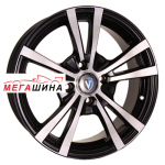 Venti 1404 R14 / 5.5J PCD 4x100 ET 44 ЦО 54.1 Литые Черный с полированной лицевой повехностью