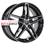 Megami MGM17FF R17 / 7J PCD 5x114.3 ET 35 ЦО 60.1 Литые Черный с полированной лицевой поверхностью