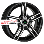 Megami MGM1 R17 / 7J PCD 4x98 ET 35 ЦО 58.6 Литые Черный с полированной лицевой поверхностью