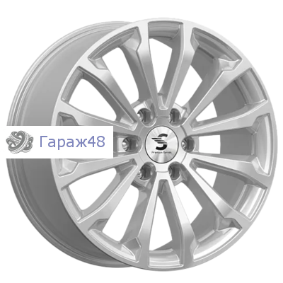 Premium Series КР006 (TANK 500) R20 / 8.5J PCD 6x139.7 ET 33 ЦО 100.1 Литые Elite Silver