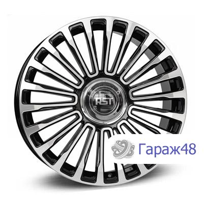 RST R2101FF R21 / 9.5J PCD 5x120 ET 45 ЦО 72.6 Литые Черный с полированной лицевой поверхностью