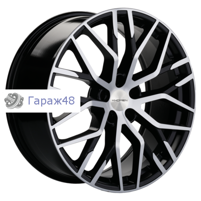 Khomen Wheels KHW2005 Q8 R20 / 8.5J PCD 5x112 ET 20 ЦО 66.5 Литые Black-FP