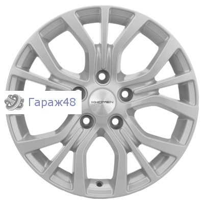 Khomen Wheels KHW1608 Actyon R16 / 6.5J PCD 5x112 ET 40 ЦО 66.6 Литые F-Silver