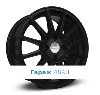 Skad Le Mans R17 / 7.5J PCD 5x108 ET 45 ЦО 63.35 Литые Черный матовый