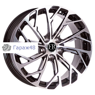 Replica 8003 R18 / 8J PCD 5x112 ET 35 ЦО 66.45 Литые Черный с алмазной обработкой лицевой части