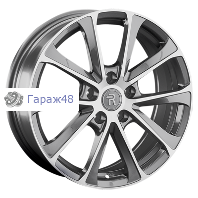 Replay HV98 R17 / 7J PCD 5x114.3 ET 37 ЦО 66.6 Литые Графит с полированной лицевой поверхностью