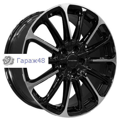 Khomen Wheels KHW1910 Geely AtlasPro/Changan CS5575 R19 / 7.5J PCD 5x114.3 ET 45 ЦО 60.1 Литые Black-FP