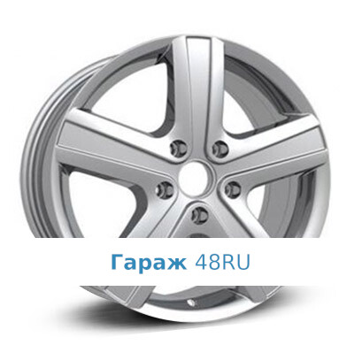 LegeArtis VV59 R17 / 7.5J PCD 5x130 ET 50 ЦО 71.6 Литые Серебристый
