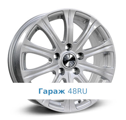 LegeArtis TY57 R16 / 6.5J PCD 5x114.3 ET 39 ЦО 60.1 Литые Серебристый