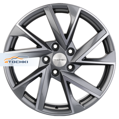 Khomen Wheels KHW1714 Sportage R17 / 7J PCD 5x114.3 ET 48.5 ЦО 67.1 Литые Gray-FP