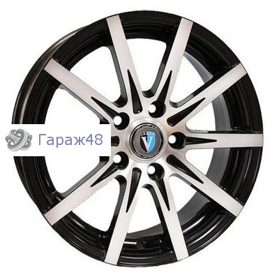 Venti 1508 R15 / 5.5J PCD 4x100 ET 45 ЦО 54.1 Литые Черный с полированной лицевой повехностью