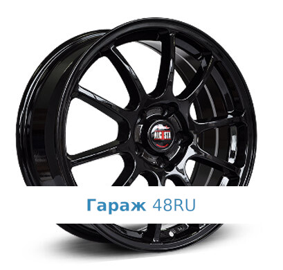 Alcasta M24 R18 / 8J PCD 5x105 ET 45 ЦО 56.6 Литые Черный