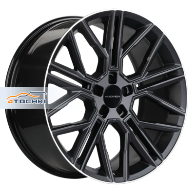 Khomen Wheels KHW2101 Etron R21 / 9.5J PCD 5x112 ET 36 ЦО 66.6 Литые Black matt MR