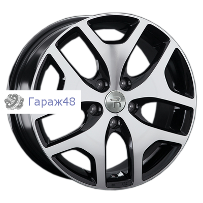Replay KI187 R17 / 7J PCD 5x114.3 ET 47 ЦО 67.1 Литые Черный с полированной лицевой поверхностью