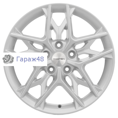 Khomen Wheels KHW1709 CX5/Seltos/Optima R17 / 7J PCD 5x114.3 ET 50 ЦО 67.1 Литые F-Silver