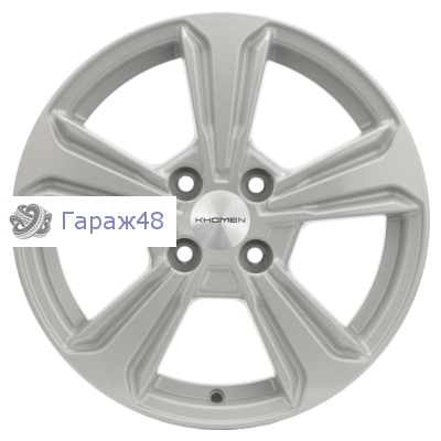 Khomen Wheels KHW1502 Solano R15 / 6J PCD 4x100 ET 45 ЦО 54.1 Литые F-Silver