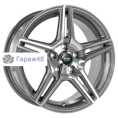 Megami MGM38 R15 / 6.5J PCD 5x100 ET 40 ЦО 57.1 Литые Графит с полированной лицевой поверхностью