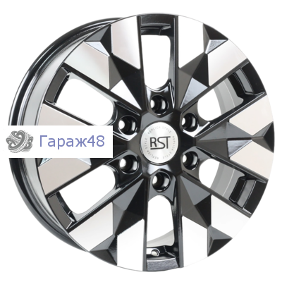 RST R237 R17 / 6.5J PCD 6x139.7 ET 48 ЦО 92.5 Литые Черный с полированной лицевой повехностью