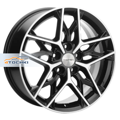 Khomen Wheels KHW1709 Kia K5 R17 / 7J PCD 5x114.3 ET 48 ЦО 67.1 Литые Black-FP