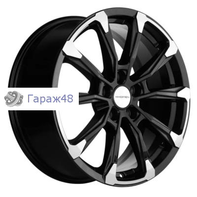 Khomen Wheels KHW1808 Jolion R18 / 7.5J PCD 5x114.3 ET 37 ЦО 66.5 Литые Black-FP