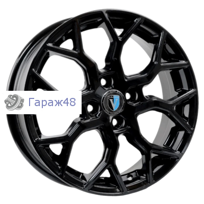 Venti 1619 R16 / 6J PCD 4x98 ET 33 ЦО 58.6 Литые Черный с полированной лицевой поверхностью
