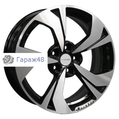 Khomen Wheels KHW1724 Qashqai R17 / 7J PCD 5x114.3 ET 40 ЦО 66.1 Литые Black-FP