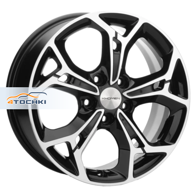 Khomen Wheels KHW1702 Evolute iJoy R17 / 7J PCD 5x110 ET 40 ЦО 67.1 Литые Black-FP