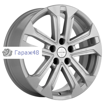 Khomen Wheels KHW1803 Tugella R18 / 7J PCD 5x108 ET 46 ЦО 63.4 Литые F-Silver