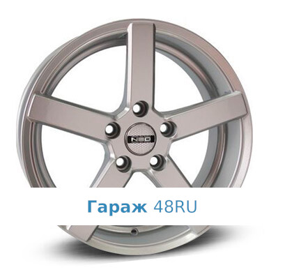 Neo V03-2085 R20 / 8.5J PCD 5x112 ET 40 ЦО 66.6 Литые Серебристый