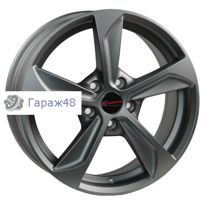 Yamato Katsuo R17 / 7.5J PCD 5x114.3 ET 45 ЦО 60.1 Литые Серебристый