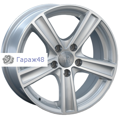 Replay A62 R17 / 7J PCD 5x112 ET 42 ЦО 66.6 Литые Серебристый с полированной лицевой поверхностью