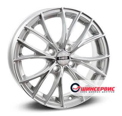 Neo 573 R15 / 6J PCD 4x98 ET 40 ЦО 58.6 Литые Серебристо-серый
