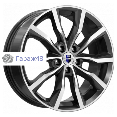 K&amp;K Портер (КС906) R18 / 7.5J PCD 5x114.3 ET 45 ЦО 67.1 Литые Черный с полированной лицевой поверхностью