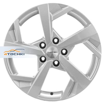 Khomen Wheels KHW1712 Karoq/Octavia/Passat/Tiguan R17 / 7J PCD 5x112 ET 43 ЦО 57.1 Литые F-Silver
