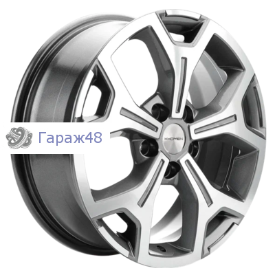 Khomen Wheels KHW17102 VW Transporter R17 / 6.5J PCD 5x120 ET 55 ЦО 65.1 Литые Gray-FP