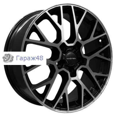 Khomen Wheels KHW1818 Evolute iSPACE / iJOY R18 / 7J PCD 5x110 ET 35 ЦО 67.1 Литые Black-FP