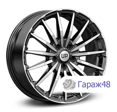 LS Up128 R18 / 7.5J PCD 5x112 ET 35 ЦО 66.6 Литые Черный с полированной лицевой поверхностью