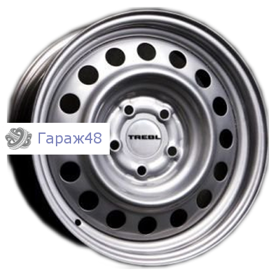 Trebl 9506 R16 / 6J PCD 5x118 ET 50 ЦО 71.1 Штампованные Серебристый