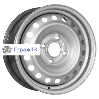 ТЗСК Nissan Almera R15 / 6J PCD 4x114.3 ET 45 ЦО 66.1 Штампованные Серебристый