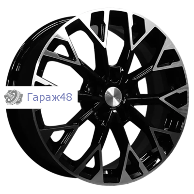 Khomen Wheels KHW1718 Jolion R17 / 7J PCD 5x114.3 ET 37 ЦО 66.5 Литые Black-FP