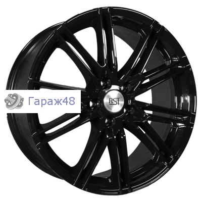RST R168 Volvo R18 / 8J PCD 5x108 ET 50 ЦО 63.4 Литые Черный с полированной лицевой поверхностью