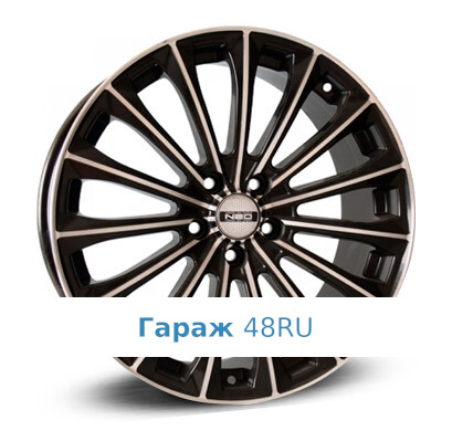 Neo 730 R17 / 7.5J PCD 5x112 ET 40 ЦО 66.6 Литые Черный с полированной лицевой поверхностью