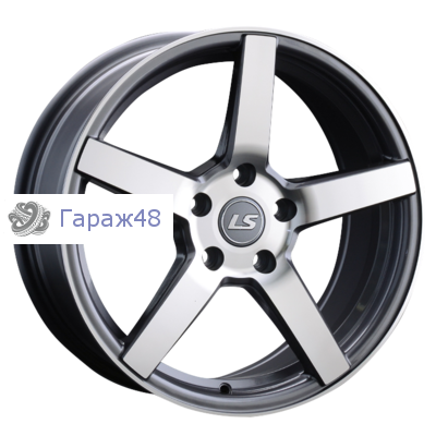 LS 742 R17 / 7.5J PCD 5x114.3 ET 45 ЦО 67.1 Литые Графит с полированной лицевой поверхностью