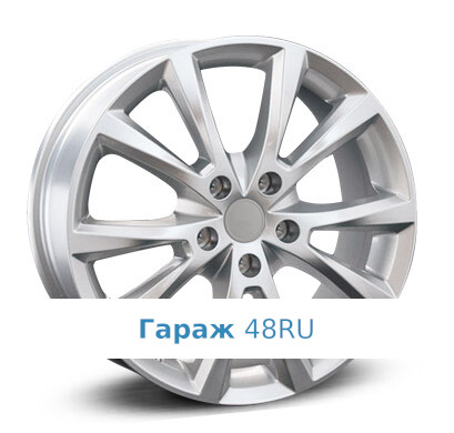 LegeArtis VW54 R17 / 7.5J PCD 5x130 ET 50 ЦО 71.6 Литые Серебристый