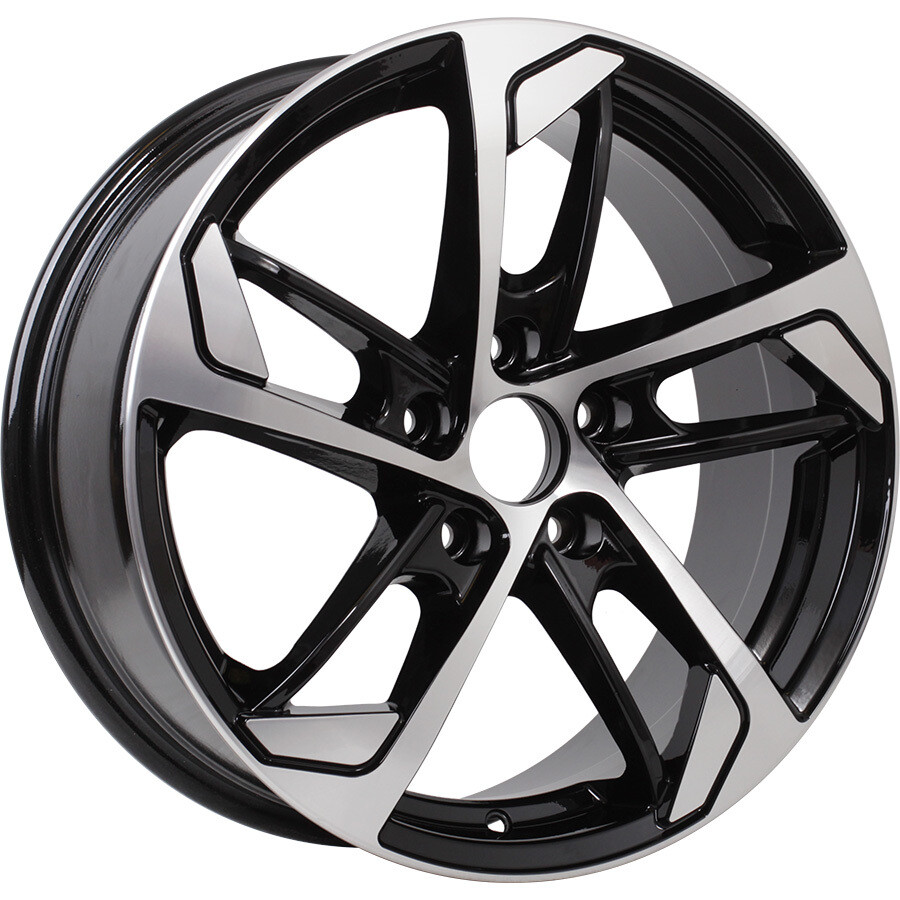 RST R037 R17 / 7J PCD 5x114.3 ET 45 ЦО 67.1 Литые Черный с полированной лицевой повехностью