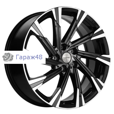 Khomen Wheels KHW1901 Haval 7/7x R19 / 7.5J PCD 5x114.3 ET 40 ЦО 64.1 Литые Black-FP