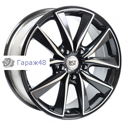 RST R057 (Mazda6) R17 / 7J PCD 5x114.3 ET 50 ЦО 67.1 Литые Черный с полированной лицевой повехностью