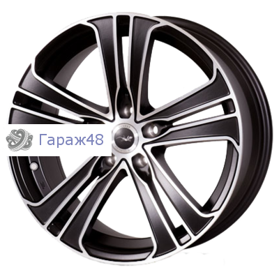 Lizardo XH569 R20 / 8.5J PCD 5x108 ET 40 ЦО 67.1 Литые Черный матовый с полированной лицевой поверхностью